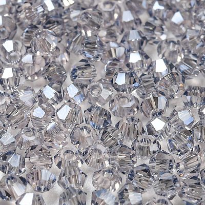 Transparent Electroplate Glass Beads EGLA-M030-02A-PL01-1