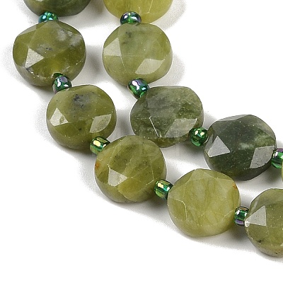 Natural Chinese Jade Beads Strands G-C116-A70-01-1