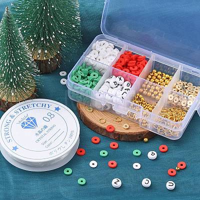 Christmas Theme DIY Bracelet Making Kit DIY-YW0007-03-1