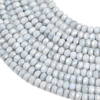 Electroplate Rondelle Glass Beads Strands GL-T021-2x2.5mm-17-22-1