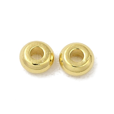 Rack Plating Brass Spacer Beads X-KK-P246-04G-1