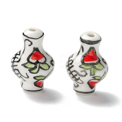 Handmade Porcelain Beads PORC-I013-01B-1