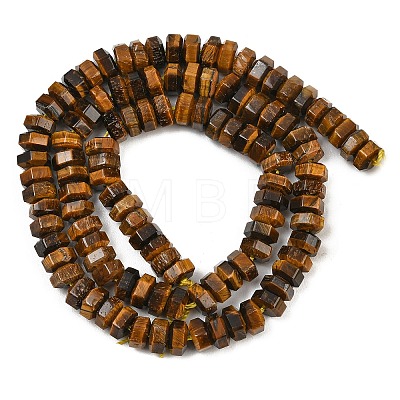 Natural Tiger Eye Beads Strands G-G317-A27-3X6MM-1