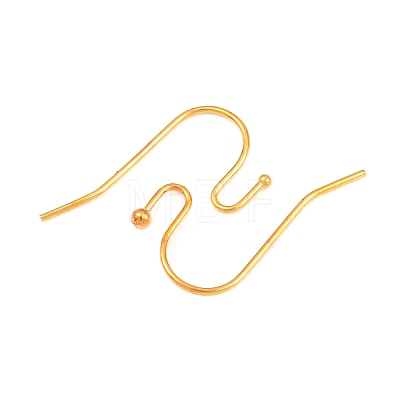 Brass Earring Hooks X-J0JQN-G-NF-1