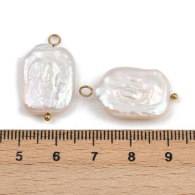 Natural Freshwater Pearl Keshi Pearl Pendants STAS-D378-07B-G-1