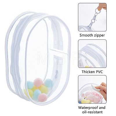 Transparent Plastic Storage Zipper Bags for Doll DIY-WH0899-713A-1