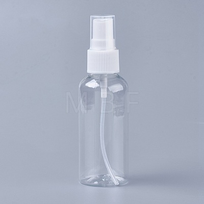 60ml Transparent PET Plastic Spray Bottle X-MRMJ-WH0032-01B-1