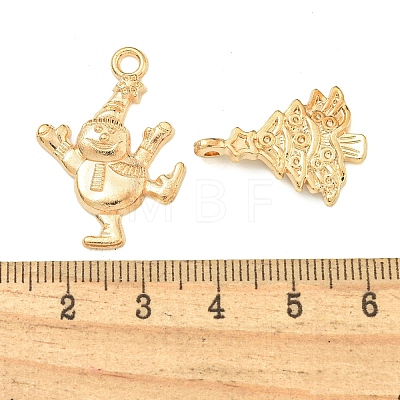 21Pcs Alloy Christmas Theme Pendants FIND-U010-13-1