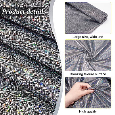 Laser Polyester Bronzing Fabric AJEW-WH0314-151A-1