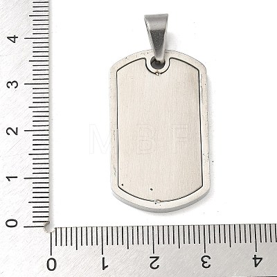 304 Stainless Steel Stamping Blank Tag Pendants STAS-G346-20P-1