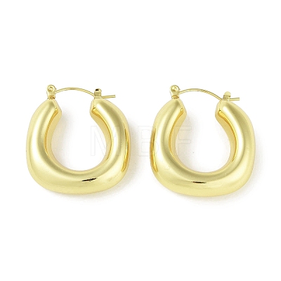 Ion Plating(IP) 304 Stainless Steel Hoop Earrings for Women STAS-I304-06G-1