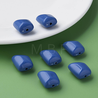 Opaque Acrylic Beads MACR-S373-15A-A16-1