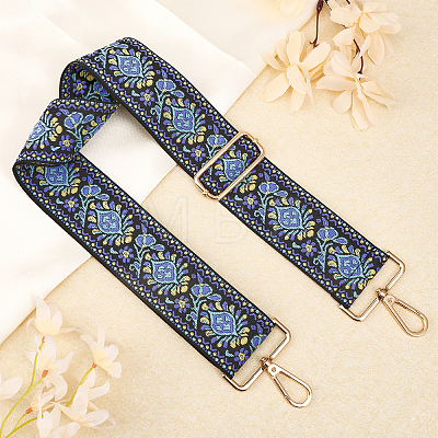 Ethnic Style Polyester Adjustable Bag Handles FIND-WH0129-24C-1