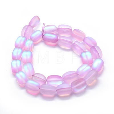 Synthetic Moonstone Beads Strands G-E503F-B-1