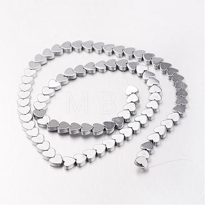Electroplate Non-magnetic Synthetic Hematite Bead Strands G-F300-23C-01-1