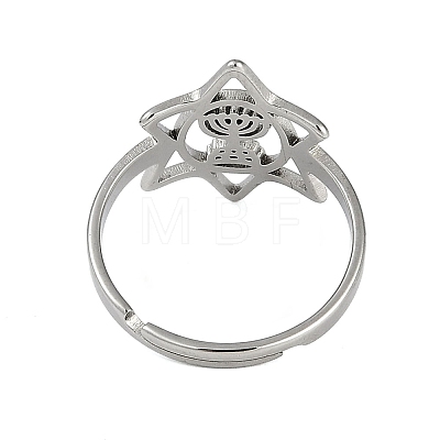 304 Stainless Steel Adjustable Rings for Women RJEW-M008-03P-1