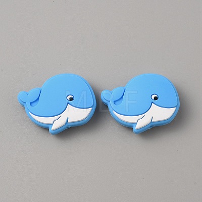 Dolphin Food Grade Eco-Friendly Silicone Beads SIL-WH0018-002D-1