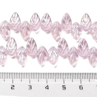 Electroplate Glass Beads Strands EGLA-B004-02A-AB09-1