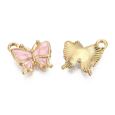 Light Gold Plated Alloy Charms ENAM-T009-03E-1