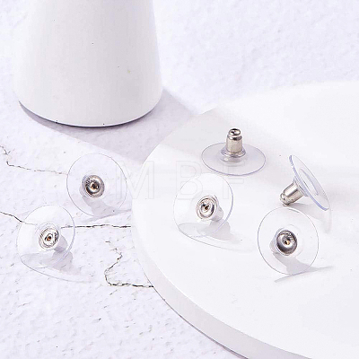 Anti-Tarnish Rhodium Plated 925 Sterling Silver Earring Ear Nuts STER-BC0001-23P-1