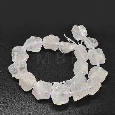 Nuggets Natural Quartz Crystal Beads Strands G-F289-29-1