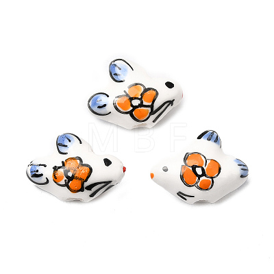 Handmade Porcelain Beads PORC-A034-06B-1