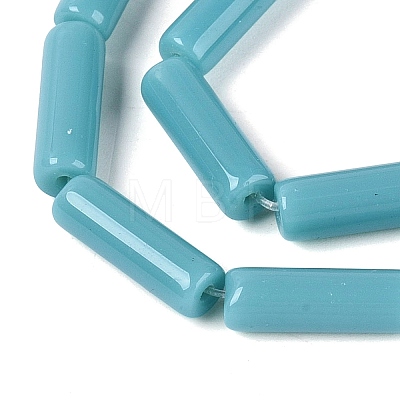 Opaque Solid Color Glass Beads Strands GLAA-N070-01A-C03-1