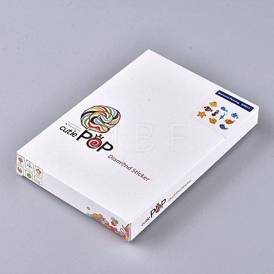 DIY Diamond Painting Stickers Kits For Kids DIY-F051-15-1