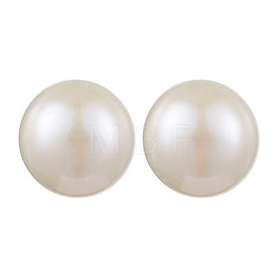 Natural Pearl Ear Studs EJEW-P286-06P-1