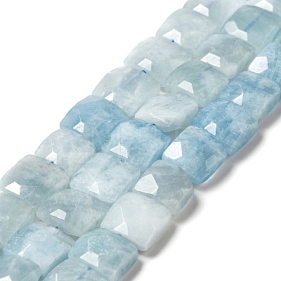 Natural Aquamarine Beads Strands G-G980-09-1