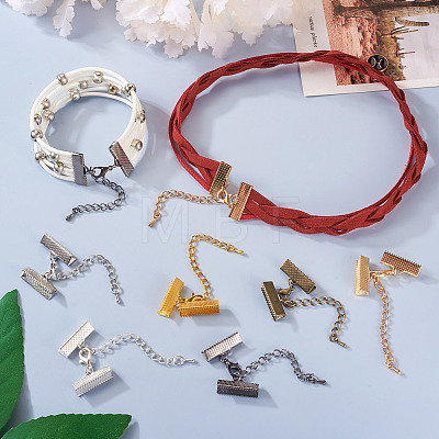 30 Sets 6 Colors Iron Chain Extender IFIN-TA0001-52-1