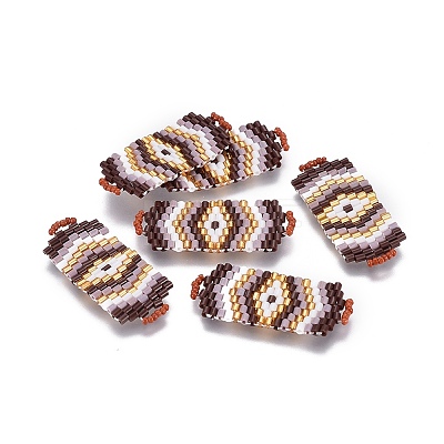 MIYUKI & TOHO Handmade Japanese Seed Beads Links SEED-E004-E10-1