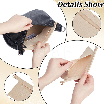 Felt Purse Organizer Insert AJEW-CN0007-79B-1