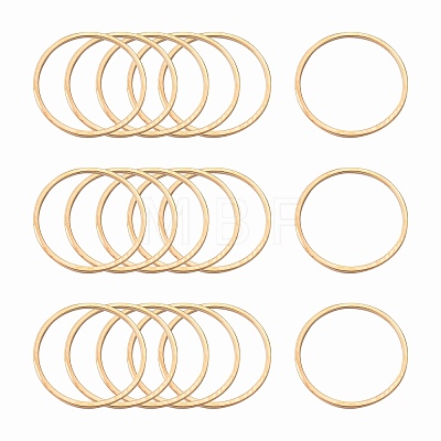 Brass Linking Rings KK-S327-06KC-20mm-1