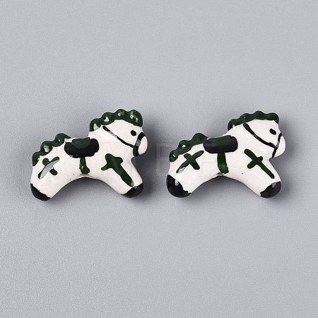Handmade Porcelain Ceramic Beads PORC-Q005-01B-1