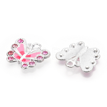 Alloy Enamel Pendants LS-FIND-WH0417-27F-1