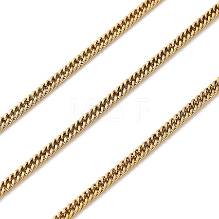 316 Surgical Stainless Steel Cuban Link Chains CHS-B010-01A-G-1