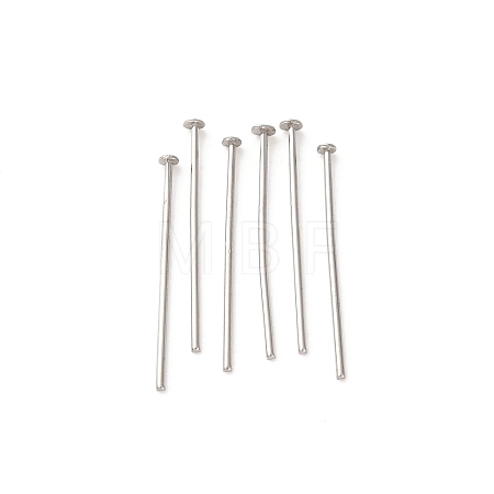 Tarnish Resistant 304 Stainless Steel Flat Head Pins STAS-D448-B-13P-1