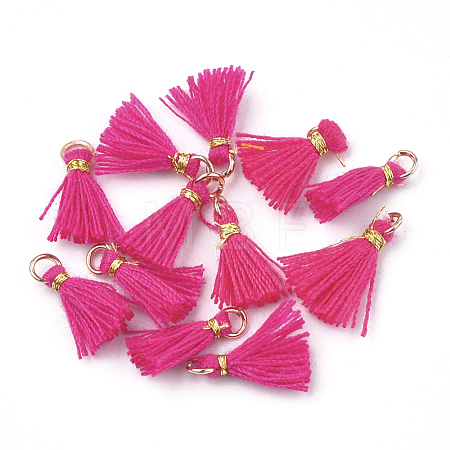 Polycotton(Polyester Cotton) Tassel Pendant Decorations FIND-S281-18-1