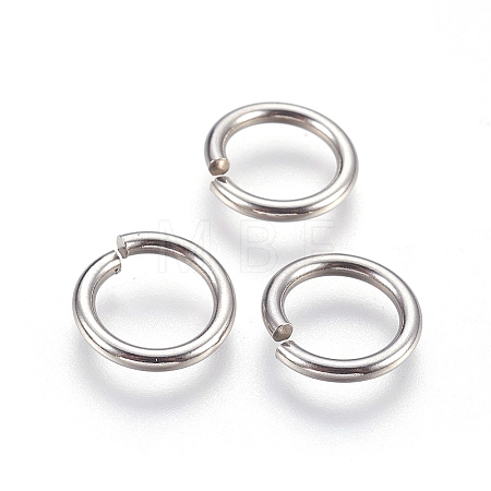 Tarnish Resistant 304 Stainless Steel Saw Cut Open Jump Rings STAS-P212-25P-24-1