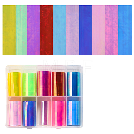 10 Colors Nail Art Transfer Stickers MRMJ-R090-06E-1