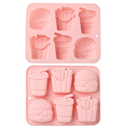 Burger French Fries Drink shaped Silicone Molds ST-CJ0043-056-1