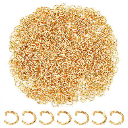 1000Pcs 304 Stainless Steel Open Jump Rings STAS-AR0002-03-1