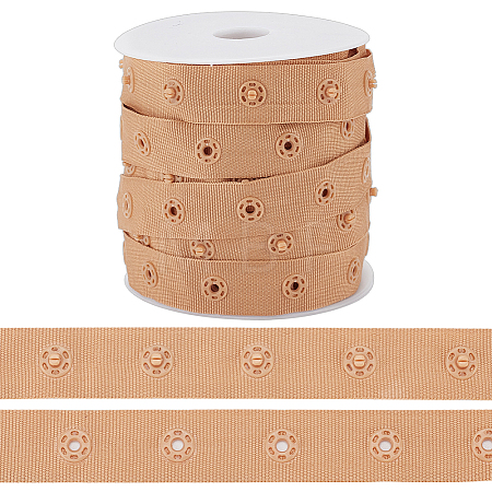 10 Yards Polyester Sewing Snap Button Tape DIY-OC0012-96A-1