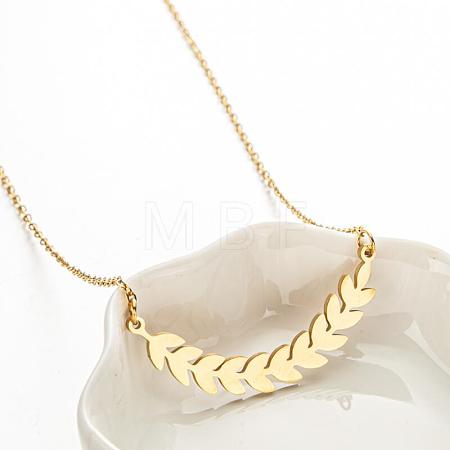 304 Stainless Steel Cutout Pendant Necklaces for Women WGF4B22-03-1