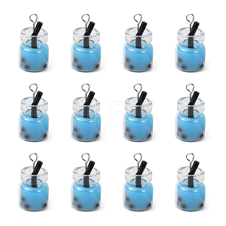 Glass Bottle Pendants X-CRES-S359-01C-1