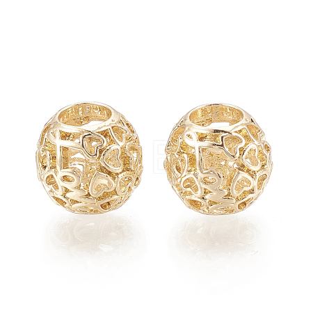 Alloy European Beads PALLOY-T048-29G-1