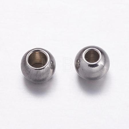 Tarnish Resistant 304 Stainless Steel Spacer Beads STAS-K146-058-E-1
