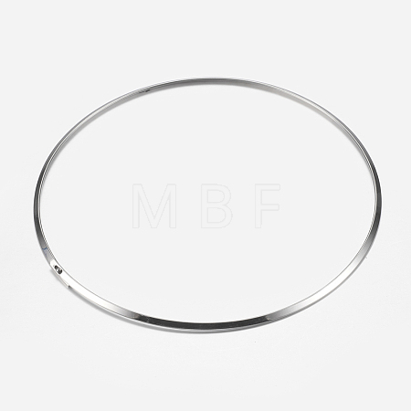 Tarnish Resistant 304 Stainless Steel Choker Necklaces NJEW-F204-01P-1