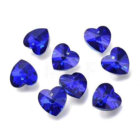 Faceted Glass Charms RGLA-L026-B01-1